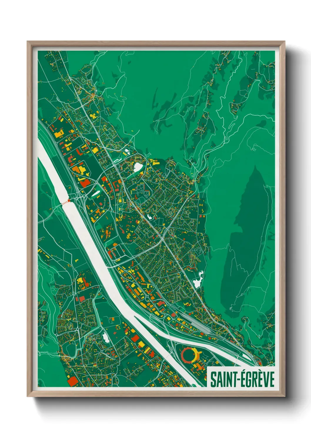 Un poster carteSaint-Égrève