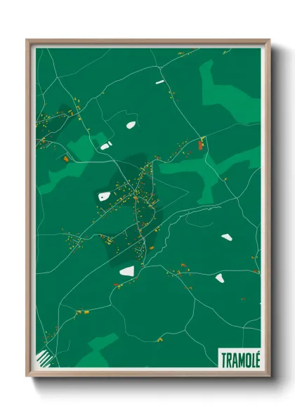 Une affiche de carte sur Tramolé