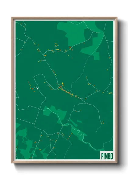 Une affiche de carte sur Pimbo