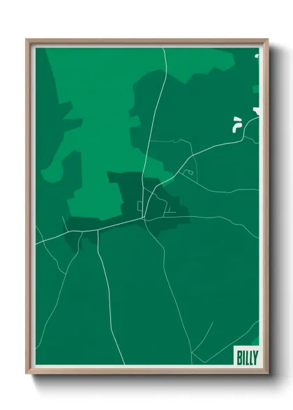 Une affiche de carte sur Billy