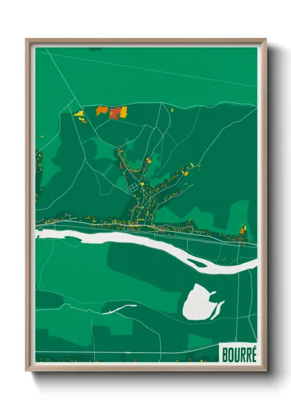 Une affiche de carte sur Bourré