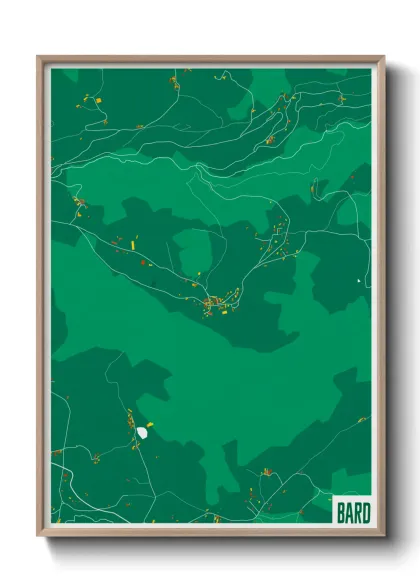 Une affiche de carte sur Bard