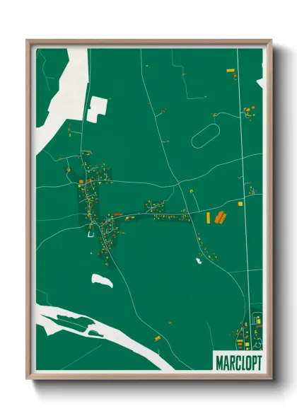 Une affiche de carte sur Marclopt