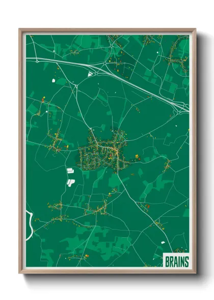 Une affiche de carte sur Brains