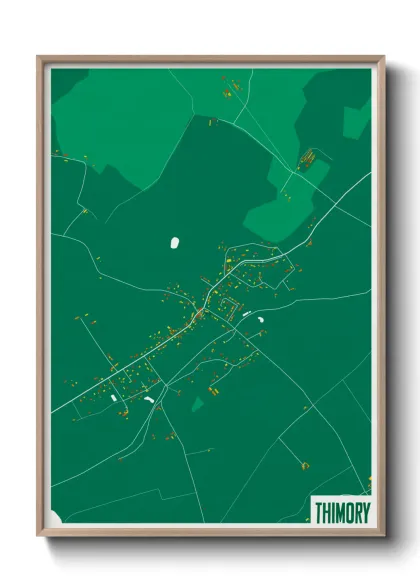 Une affiche de carte sur Thimory