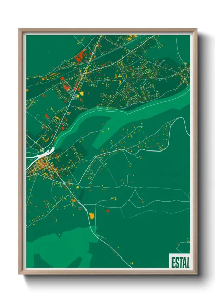 Une affiche de carte sur Estal