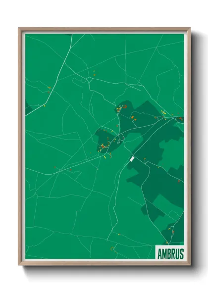 Une affiche de carte sur Ambrus
