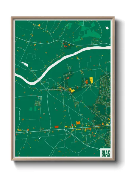 Une affiche de carte sur Bias