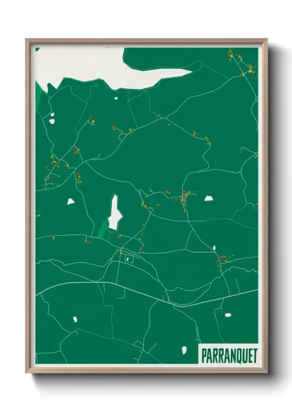 Une affiche de carte sur Parranquet