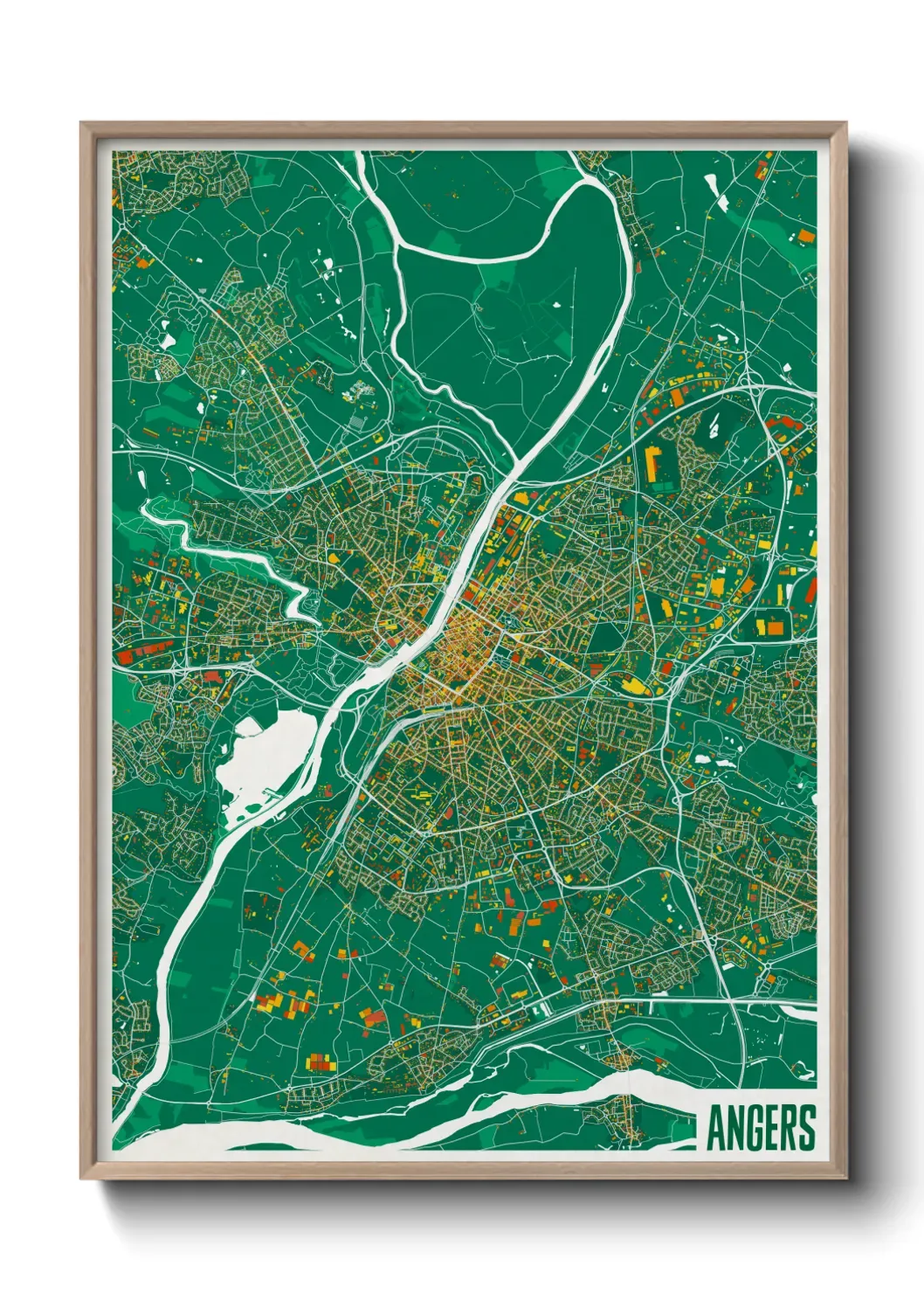 Un poster carteAngers