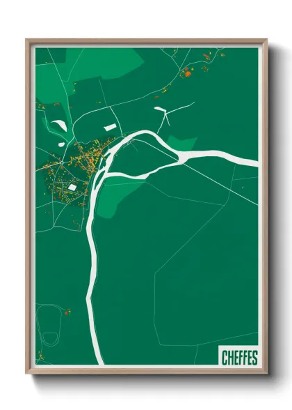 Une affiche de carte sur Cheffes