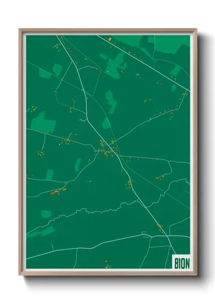 Une affiche de carte sur Bion
