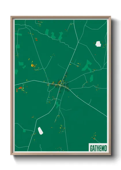 Une affiche de carte sur Gathemo