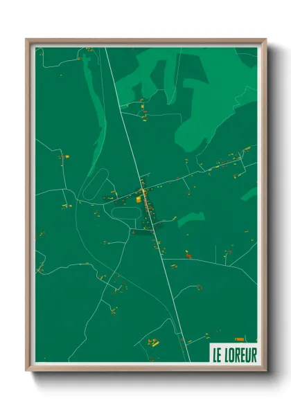 Une affiche de carte sur Le Loreur