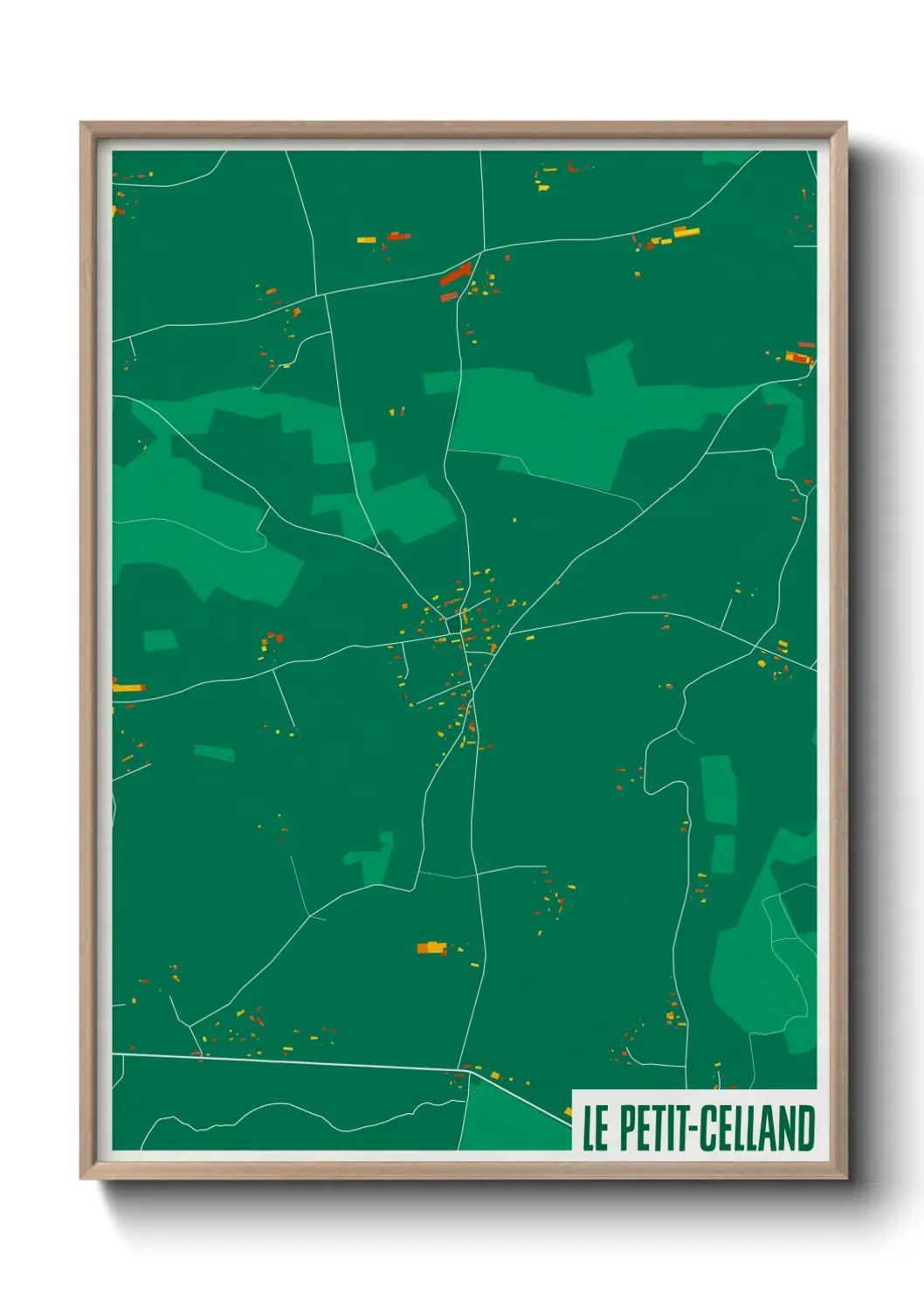 Un poster carteLe Petit-Celland