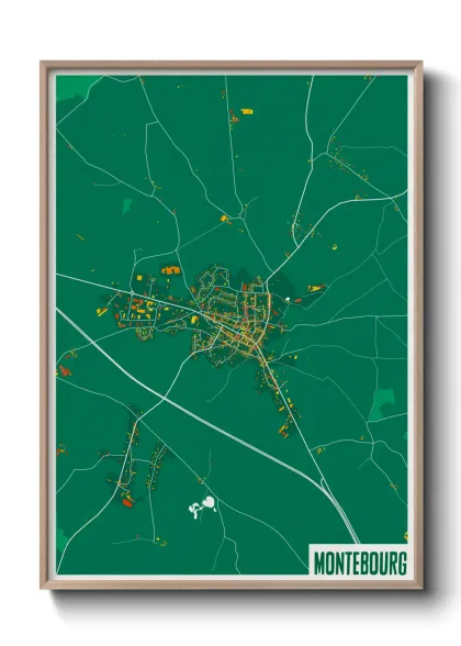Une affiche de carte sur Montebourg