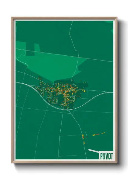 Une affiche de carte sur Plivot