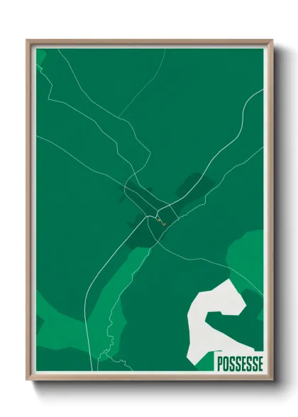 Une affiche de carte sur Possesse