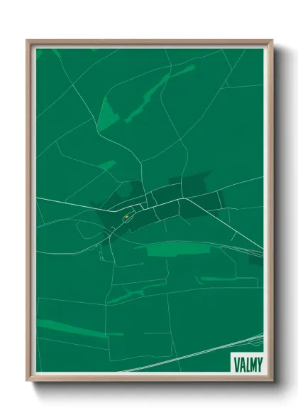 Une affiche de carte sur Valmy