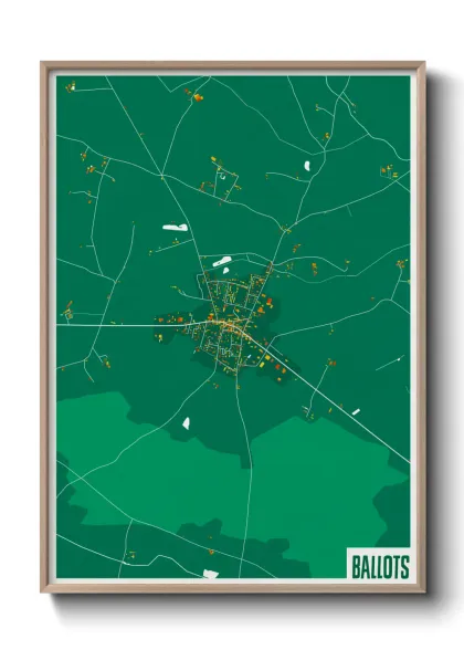 Une affiche de carte sur Ballots