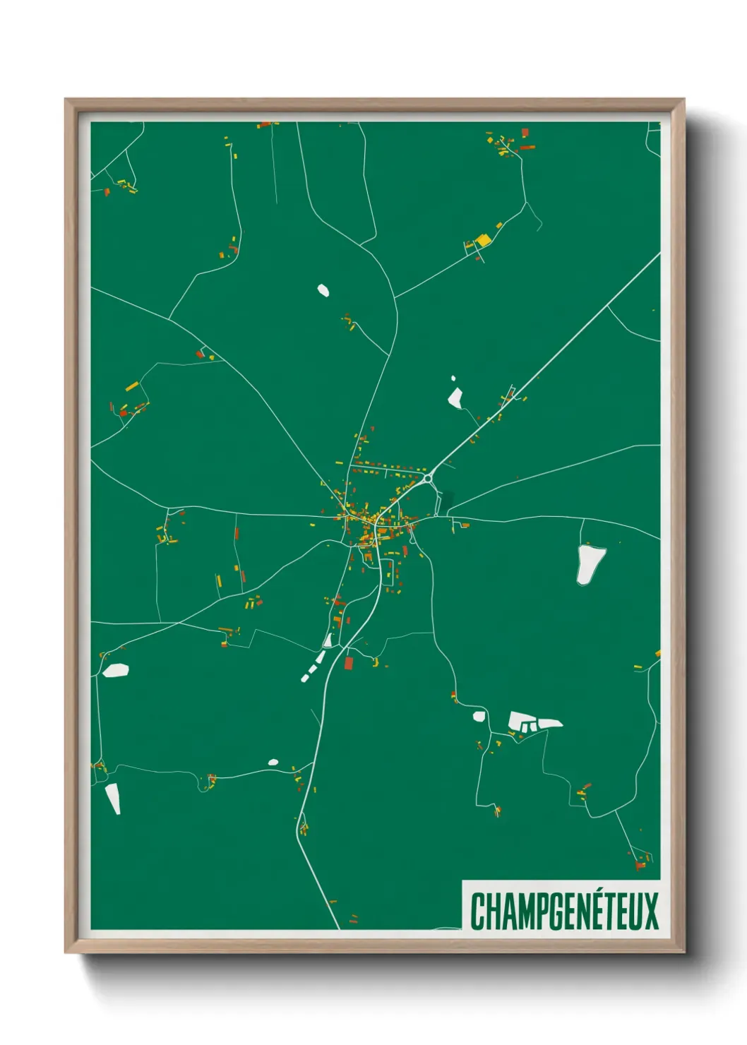 Un poster carteChampgenéteux