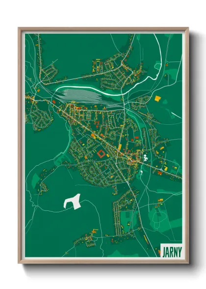 Une affiche de carte sur Jarny