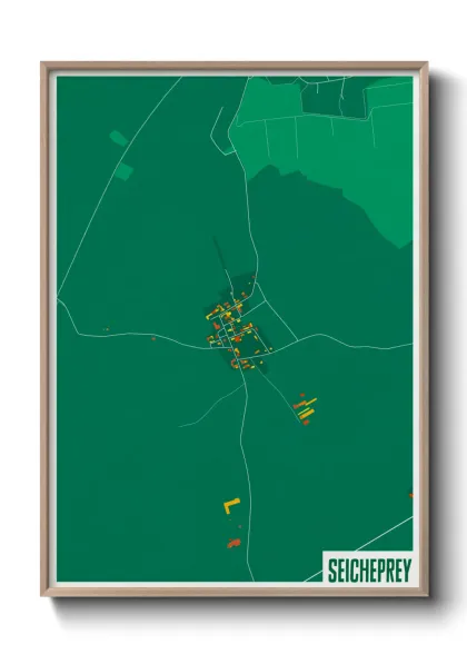 Une affiche de carte sur Seicheprey