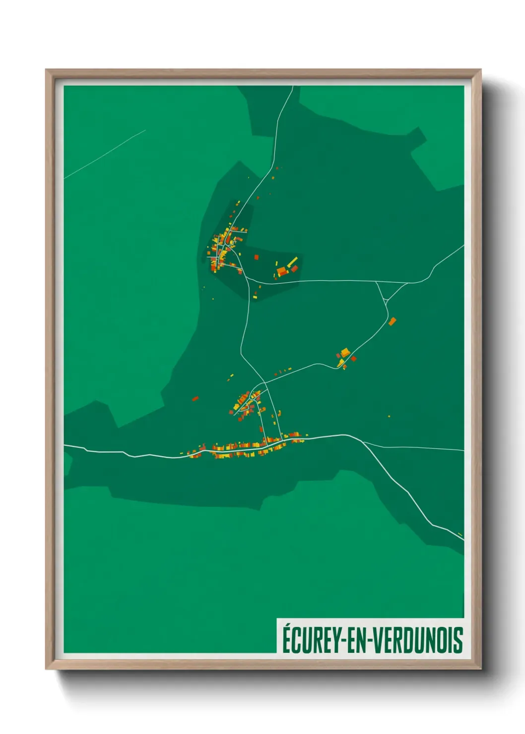 Un poster carteÉcurey-en-Verdunois
