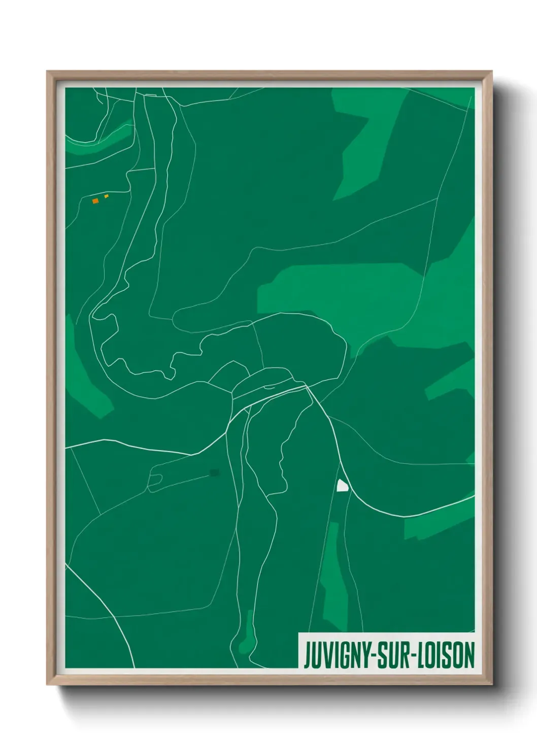 Un poster carteJuvigny-sur-Loison