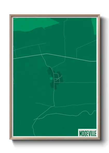 Une affiche de carte sur Mogeville