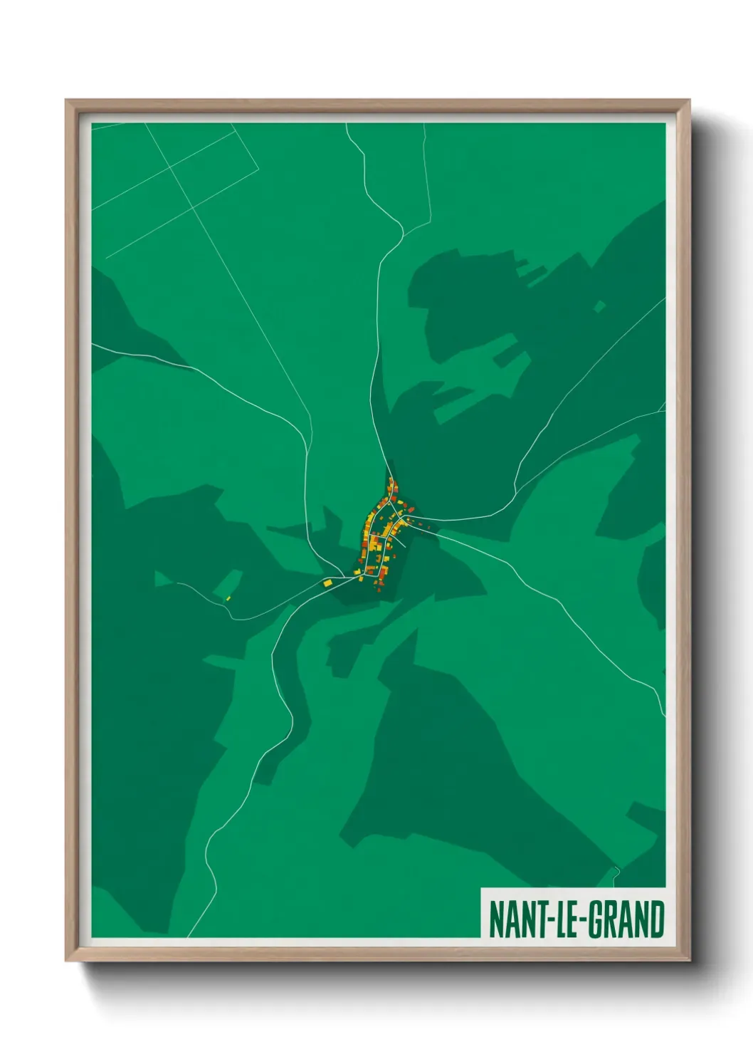 Un poster carteNant-le-Grand