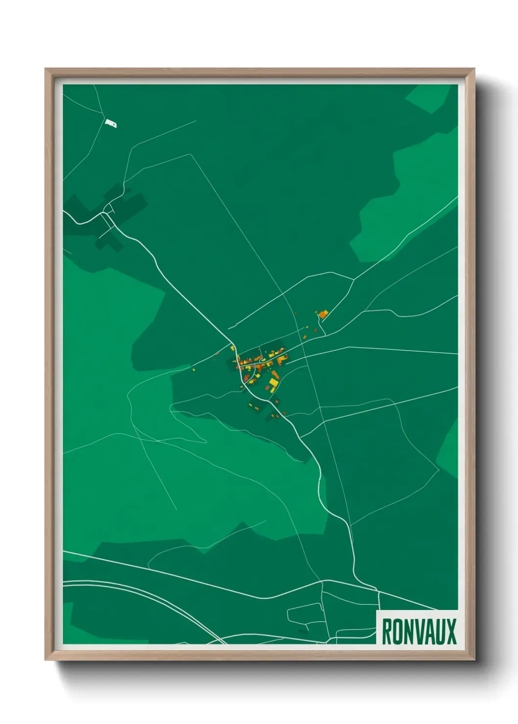 Un poster carteRonvaux