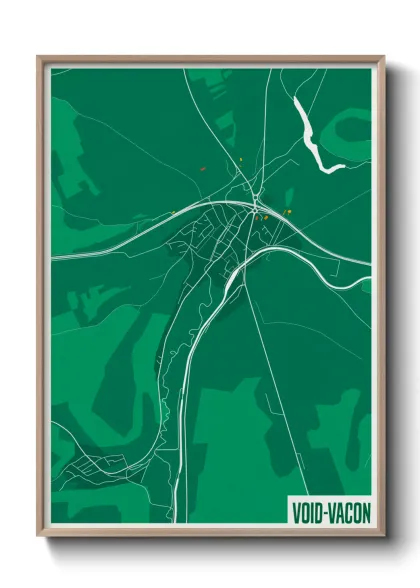 Une affiche de carte sur Void-Vacon