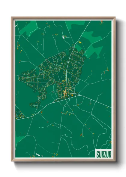 Une affiche de carte sur Surzur