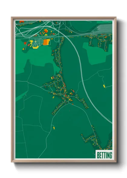 Une affiche de carte sur Betting