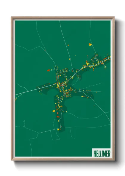 Une affiche de carte sur Hellimer