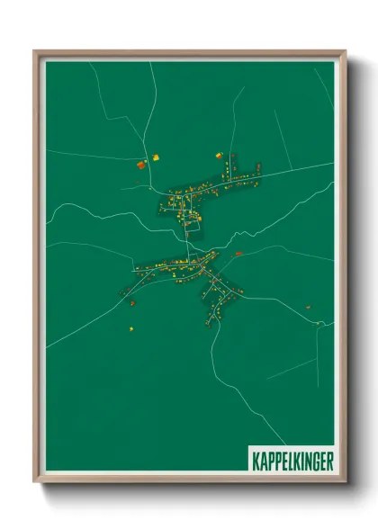 Une affiche de carte sur Kappelkinger