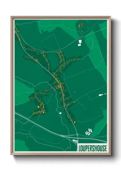 Une affiche de carte sur Loupershouse