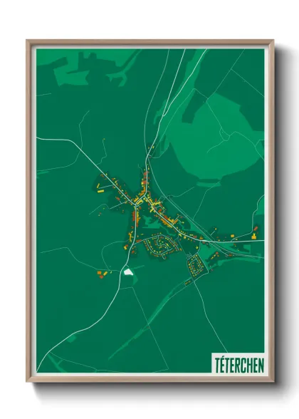 Une affiche de carte sur Téterchen