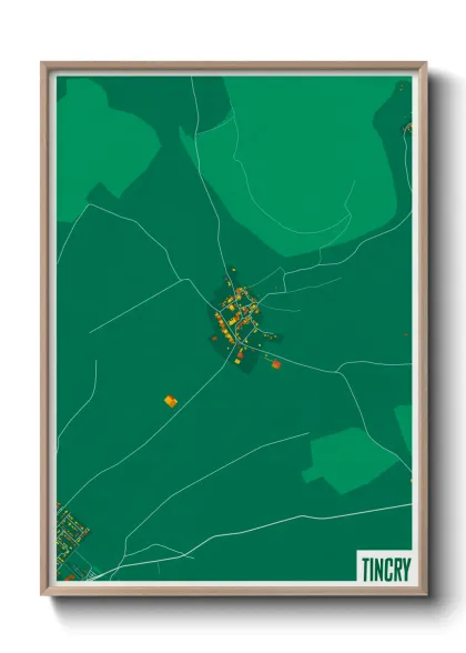 Une affiche de carte sur Tincry