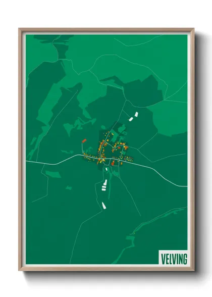 Une affiche de carte sur Velving