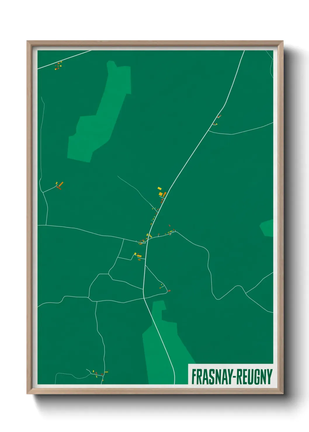 Un poster carteFrasnay-Reugny