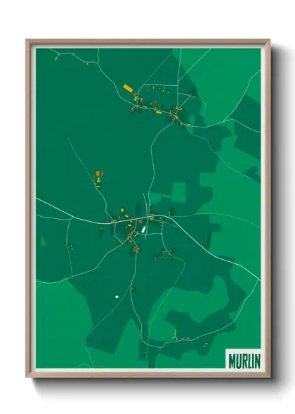 Une affiche de carte sur Murlin