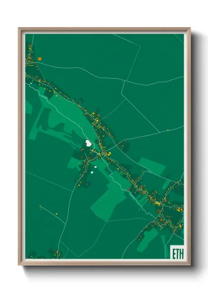 Une affiche de carte sur Eth