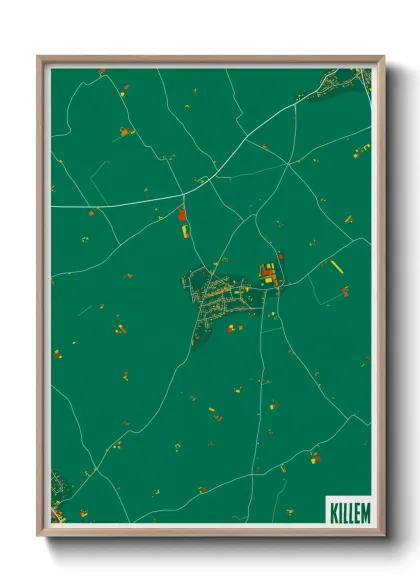 Une affiche de carte sur Killem