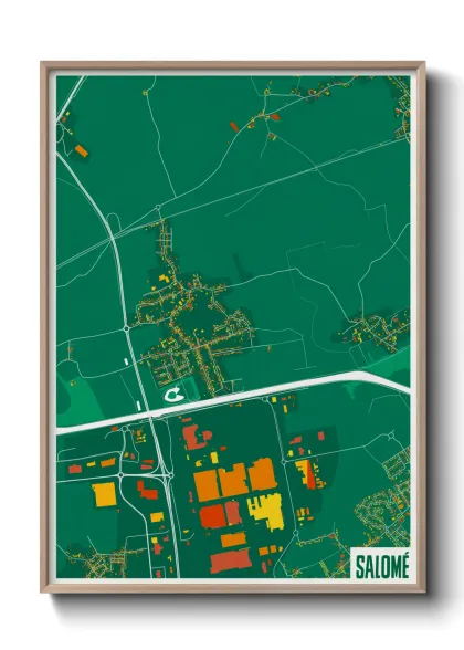 Une affiche de carte sur Salomé