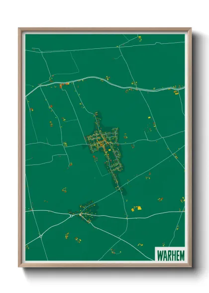 Une affiche de carte sur Warhem