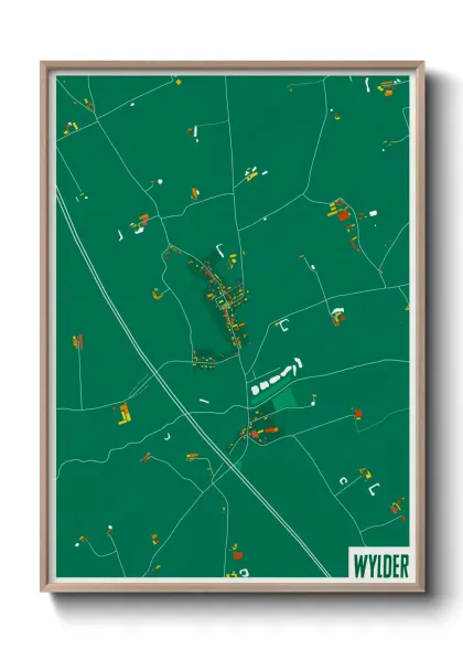 Une affiche de carte sur Wylder