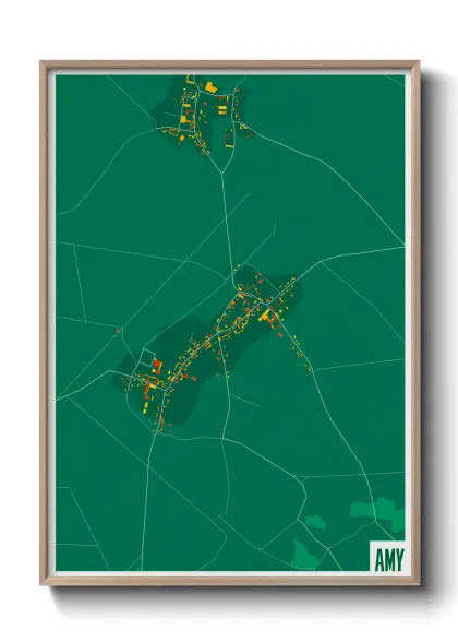 Une affiche de carte sur Amy