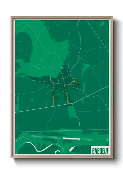 Une affiche de carte sur Baboeuf